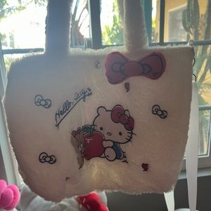 New Hello Kitty Furry Purse